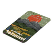 Für Abenteuer Schweiz Magnet (Linke Seite)