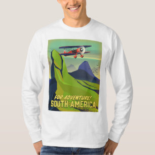 Für Abenteuer: Südamerika Reiseplakat Gigant C T-Shirt