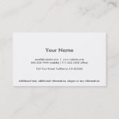 Für Abschied des Junggesellen Visitenkarte (Rückseite)