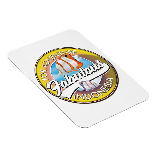Für Adventure Fabulous Indonesia Logo Magnet (Rechte Seite)