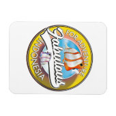 Für Adventure Fabulous Indonesia Logo Magnet (Horizontal)