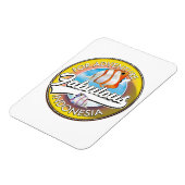 Für Adventure Fabulous Indonesia Logo Magnet (Linke Seite)