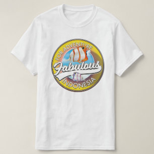 Für Adventure Fabulous Indonesia Logo T-Shirt