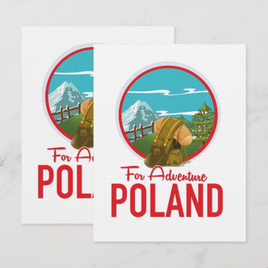 Für Adventure Poland Reiselogo (Vorne/Hinten)