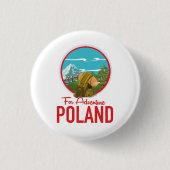 Für Adventure Poland Reiselogo Button (Vorderseite)
