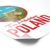 Für Adventure Poland Reiselogo Fotodruck (Ecke)