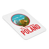Für Adventure Poland Reiselogo Magnet (Rechte Seite)
