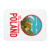 Für Adventure Poland Reiselogo Magnet (Horizontal)
