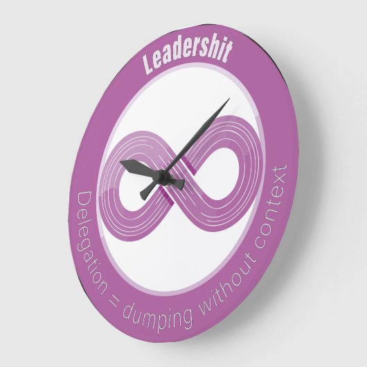 Für Agile Coaches, Scrum Master, Product Owner Große Wanduhr (Winkel)