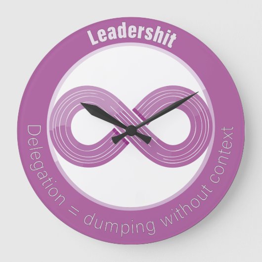 Für Agile Coaches, Scrum Master, Product Owner Große Wanduhr (Vorderseite)