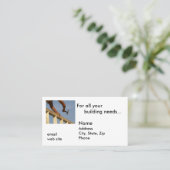 Für all Ihre Gebäude... Visitenkarte (Stehend Vorderseite)