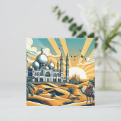 Für Allah sind wir essbar Feiertagskarte (Stehend Vorderseite)