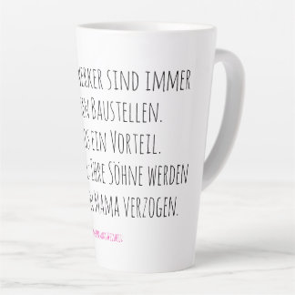 Für alle, die draußen malochen – und drinnen verzw milchtasse