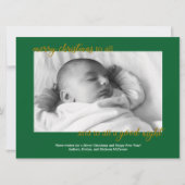 Für alle Gute Nacht Weihnachtskarte Feiertagskarte (Vorderseite)