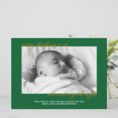 Für alle Gute Nacht Weihnachtskarte Feiertagskarte (Stehend Vorderseite)