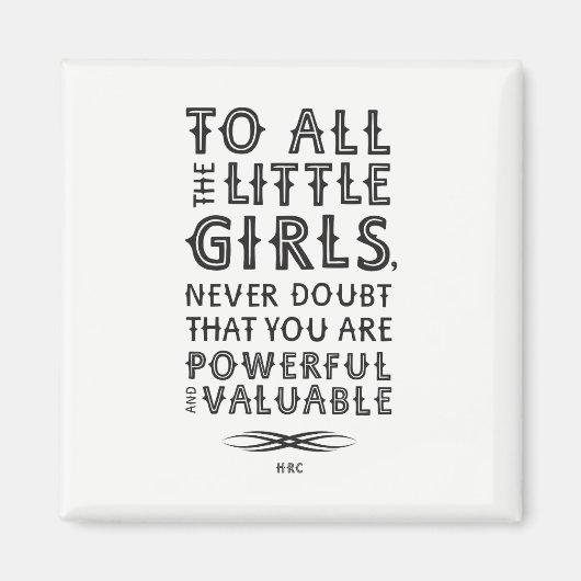 Für alle kleinen Mädchen (Magnet) Magnet (Vorne)