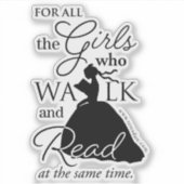 Für alle Mädchen Decal Aufkleber (Vorderseite)