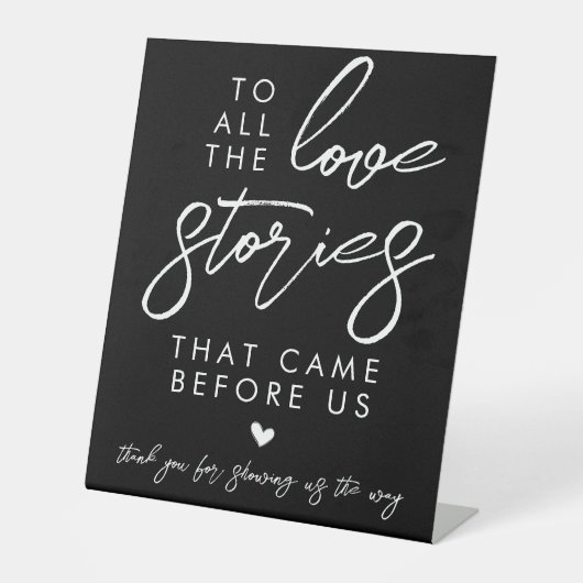 Für alle Minimalistischen Lieben Schwarz-weiß Sockelschild (Vorderseite)