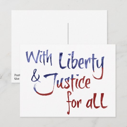 FÜR ALLE Proteste Postkarte (Vorne/Hinten)