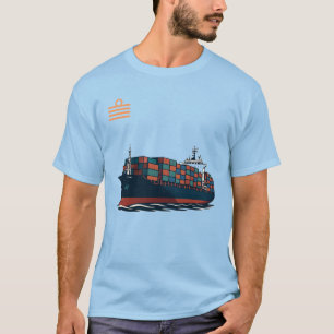 Für alle Schiffskapitäne auf Containerschiffen T-Shirt