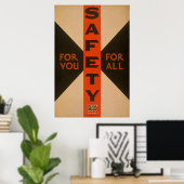 Für alle Sicherheitspatzen Poster (Heimbüro)