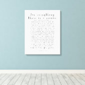 Für alles, was es gibt, ecclesiastes 3:1-8 leinwanddruck (Insitu (Holzboden))