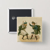 Für alten Lang Syne - rechten frohen Weihnachten Button (Vorne & Hinten)