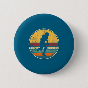 Für American Football Vintage Football Retro Button