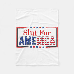 Für Amerika 4. Juli Fleecedecke
