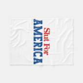 Für Amerika 4. Juli Fleecedecke (Vorderseite (Horizontal))