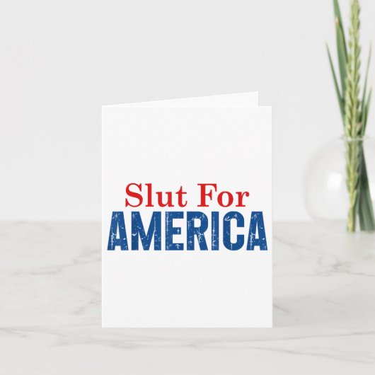 Für Amerika am 4. Juli Karte (Vorderseite)