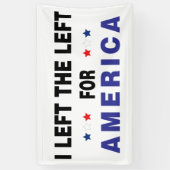 Für Amerika Verlassen Banner (Vertikal)