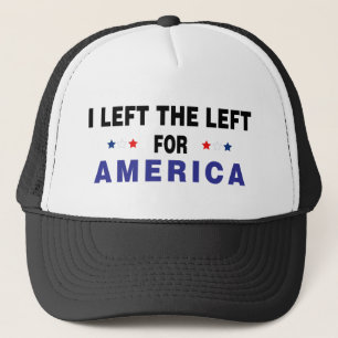 Für Amerika Verlassen Truckerkappe