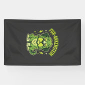 Fur-Ankenstein Lustiger Frankenstein Hund Hallowee Banner (Horizontal)