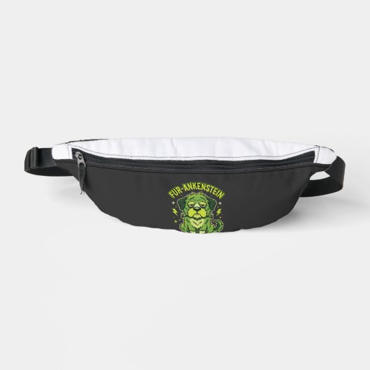 Fur-Ankenstein Lustiger Frankenstein-Hund Hallowee Bauchtasche (Vorderseite)