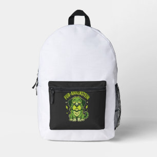 Fur-Ankenstein Lustiger Frankenstein Hund Hallowee Bedruckter Rucksack