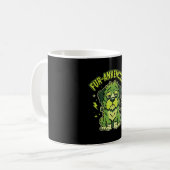 Fur-Ankenstein Lustiger Frankenstein-Hund Hallowee Kaffeetasse (Vorderseite Links)