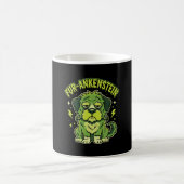 Fur-Ankenstein Lustiger Frankenstein-Hund Hallowee Kaffeetasse (Mittel)