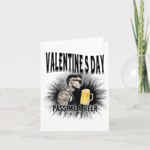 Für Anti-Valentinstag Tattoooid Single Mensch eing Karte