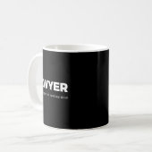 Für Anwalt-Rechnungslektüre Kaffeetasse (Vorderseite Links)