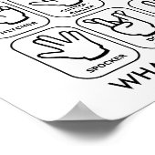 FÜR ARBEIT ODER VORSPIELE (für Reste) Poster (Ecke)