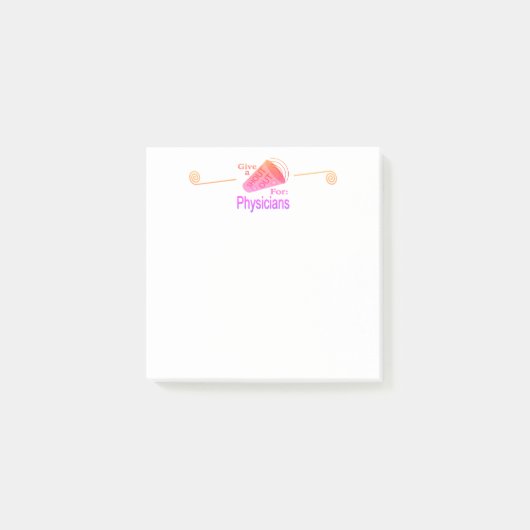 Für Ärzte ausrufen Post-it Klebezettel (Vorderseite)