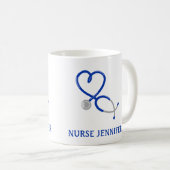 Für Ärzte und Krankenschwestern Personalisiertes S Kaffeetasse (VorderseiteRechts)