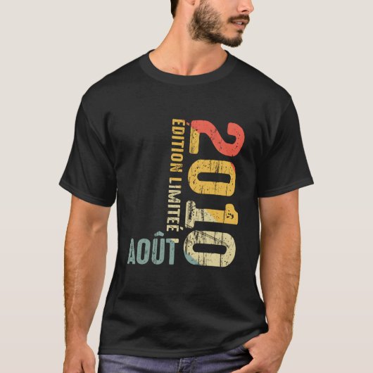 Für August 2010 Jahr 2010 2010 Seit 2010 2010 T-Shirt (Vorderseite)