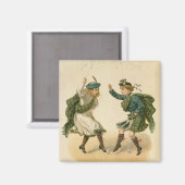 Für Auld Lang Syne - ein schönes Weihnachtsfest" Magnet (Vorderseite/Rückseite)