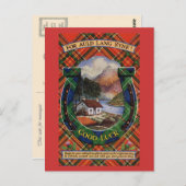 Für Auld Lang Syne, Viel Glück Postkarte (Vorne/Hinten)