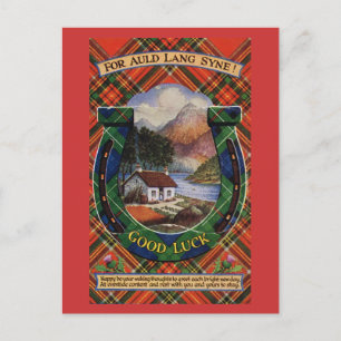 Für Auld Lang Syne, Viel Glück Postkarte