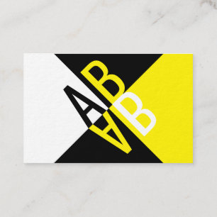 Für aussergewöhnliche Damen in schwarz weiß Visitenkarte