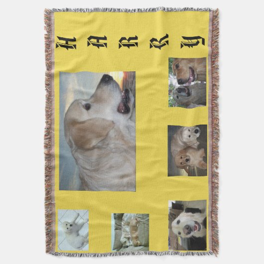 Fur Baby Collage Decke (Vorderseite Vertikal)