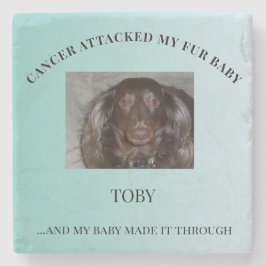 Fur Baby Courage & Healing Design Steinuntersetzer